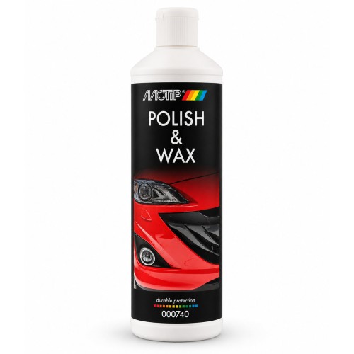 Autópolír és wax 500 ml, Motip 000740