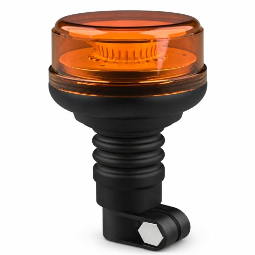 Csőre szerelhető 12/24V-os LED-es, narancssárga villogófény, Autolife 23152