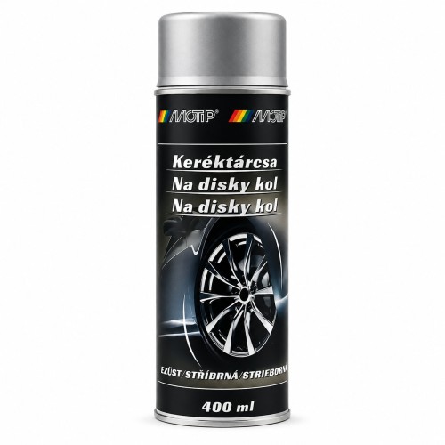Felni festék, ezüst színű, 400ml Motip 04007