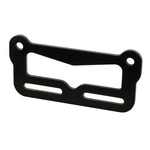 Hátsó prízma tartó konzol rendszám alá, segédmotorra,  alumínium, fekete, Lampa Reflector holder