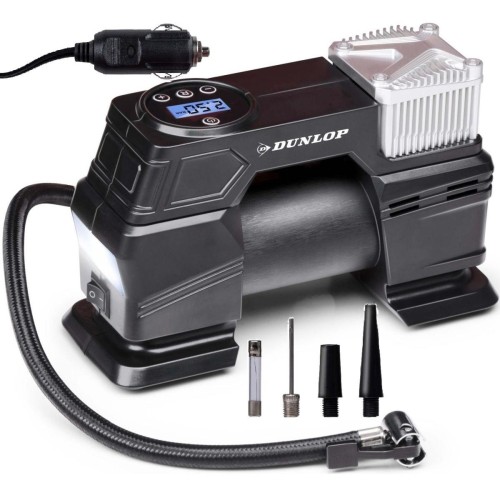 Kompresszor, 12V 150 PSI / 12 Bar, Dunlop