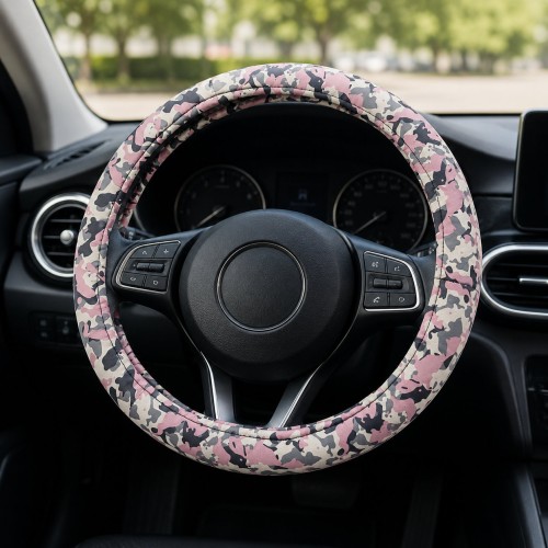 Kormányvédő 37-39cm pink-terepmintás TH38154T
