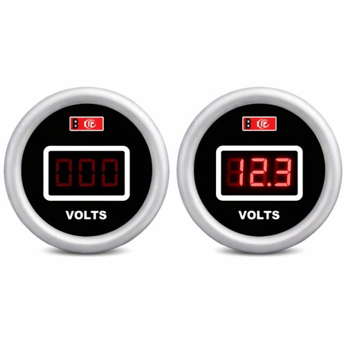 Műszer, digitális feszültség mérő, 52mm, DGT8801