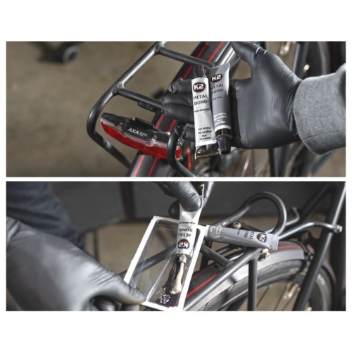 Kétkomponensű gyorskötésű epoxi fém ragasztó 57g, K2 Metal Bond B116N