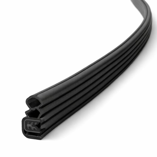 Ajtó kéder, univerzális ajtótömítő gumi nyugati típusú, tripla profilú