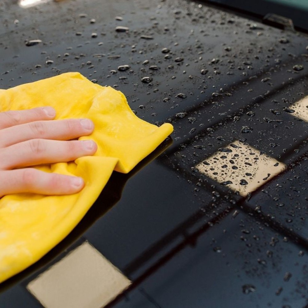 Kendő, nedvszívó, szintetikus szarvasbőr 66 x 43 cm, K2 Ircha M405