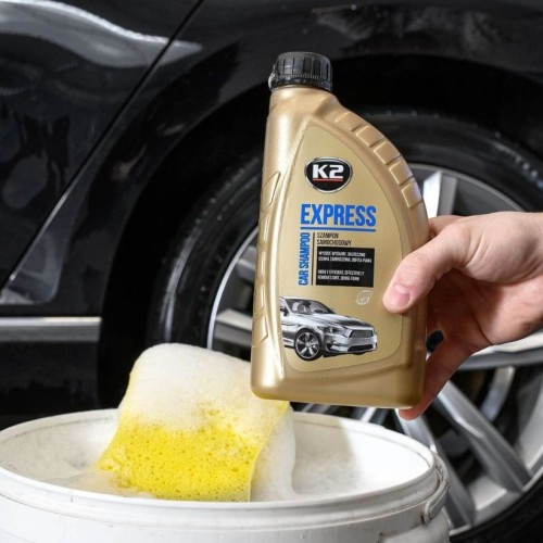 Autósampon akár 50 mosáshoz, 1 liter K2 Express K131