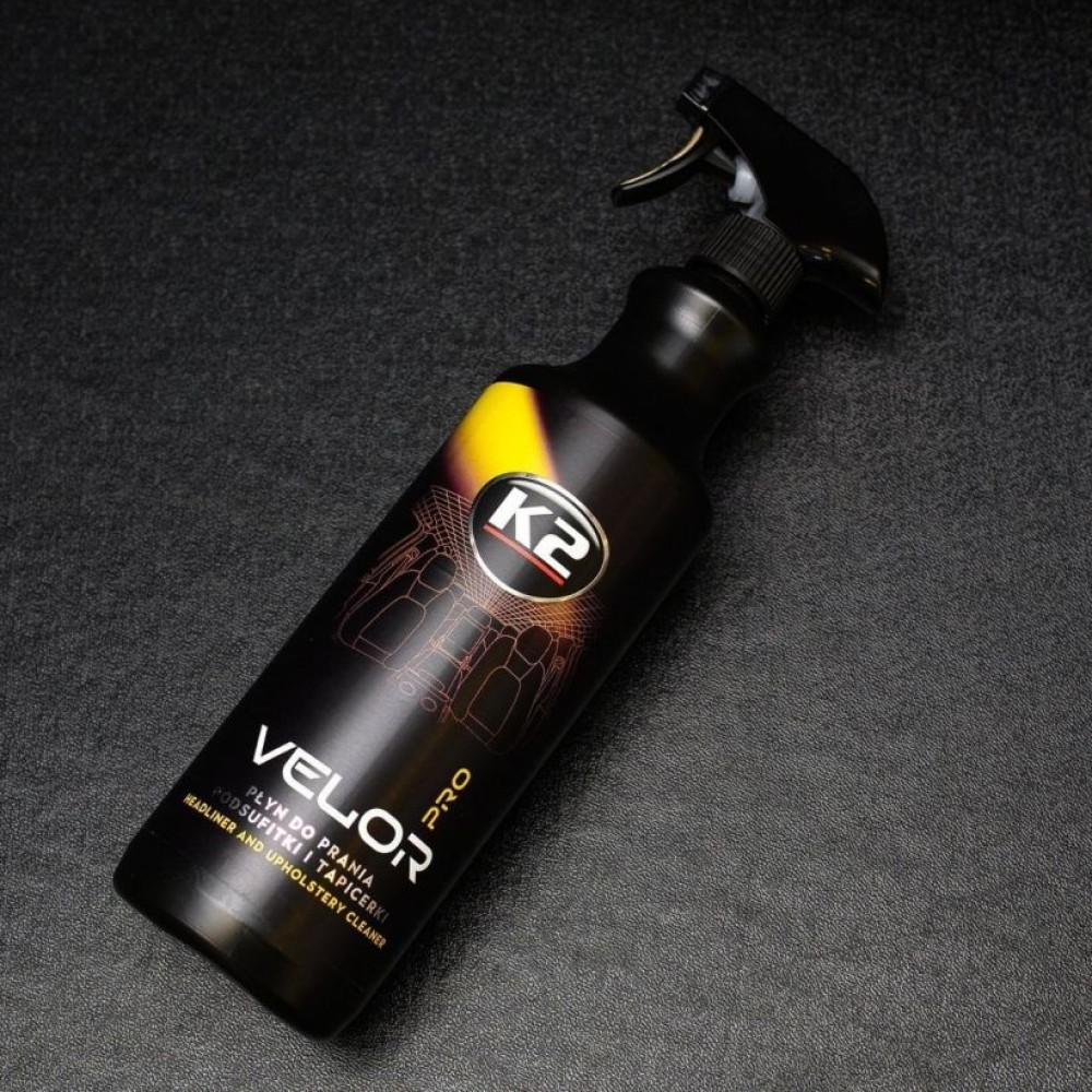 Tetőkárpit- és üléstisztító spray 1 liter K2 Velor Pro D5031