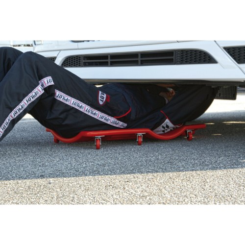 Aláfekvő fejtámasszal, 6 kerekes, 90 x 40 cm, Lampa Garage creeper with head rest