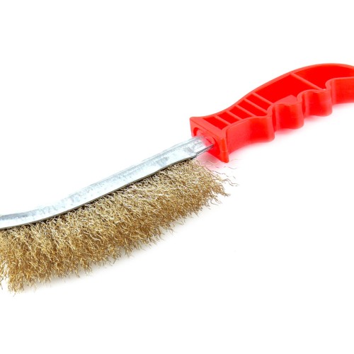 Drótkefe műanyag nyelű, Amio 02602