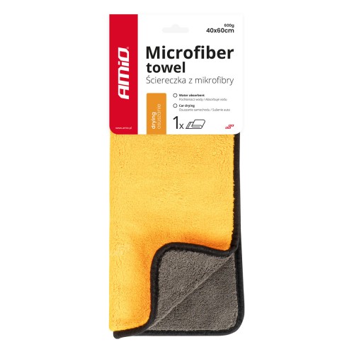 Mikroszálas szárazoló törlőkendő 600gsm 40 x 60 cm, Amio 03753