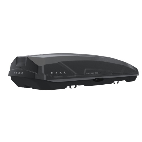 Tetőcsomagtartó, síbox, antracit szürke, 500 literes, Hakr Eternal 500 antracit