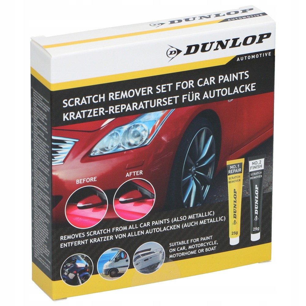 Karcolás javító készlet autó fényezésre 9db-os, Dunlop