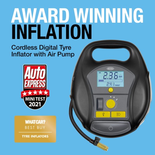 Kompresszor, akkumulátoros, prémium, 12V/180W, Ring RTC6000