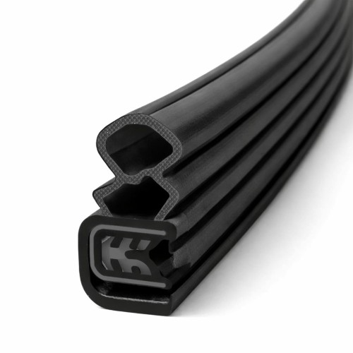 Ajtó kéder, univerzális ajtótömítő gumi nyugati típusú, tripla profilú