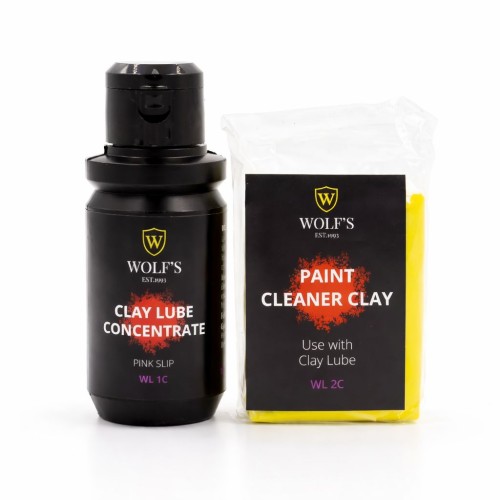 Autókozmatikai lakktisztító gyurma készlet nedvesítővel, Wolf LTGYK