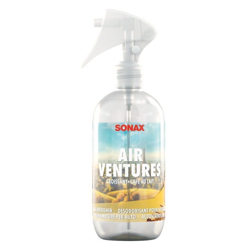 Autóparfüm spray, croissant-tejeskávé, 300 ml, Sonax AirVen­tures Crois­sant+Café au Lait