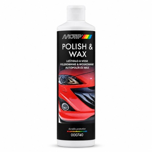 Autópolír és wax 500 ml, Motip 000740