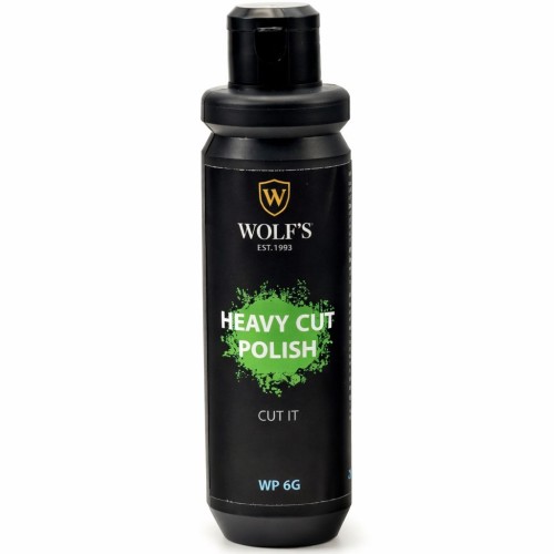 Autópolír, extra erős, vágópolír 225 ml, Wolf WP 6G HEAVY CUT POLISH – CUT IT