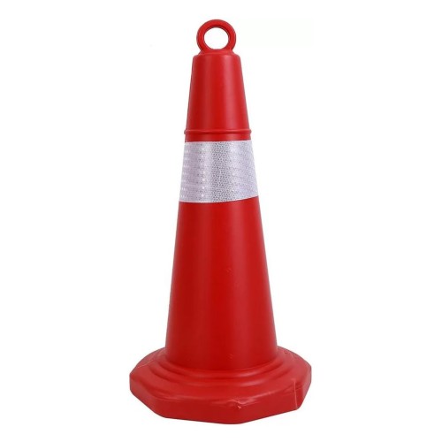 Bója, fényvisszaverő csíkkal, piros, 70 cm, Maxspeed RSTC015