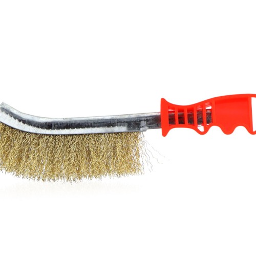 Drótkefe műanyag nyelű, Amio 02602