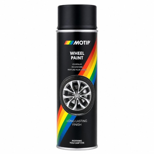 Felni festék, magasfényű fekete, 400 ml, Motip 04018