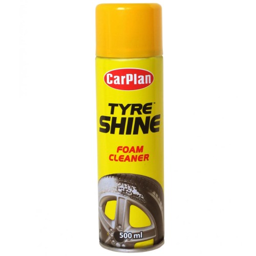 Gumiápoló hab spray 500 ml, CarPlan Instant Tyre Shine