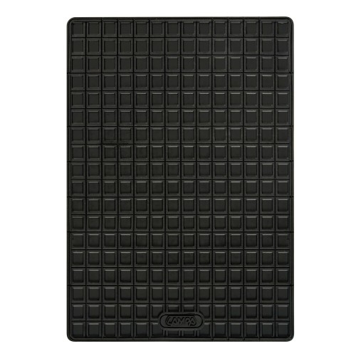 Gumiszőnyeg autóbas, darabos, univerzális, fekete 41x59cm, Lampa Cube