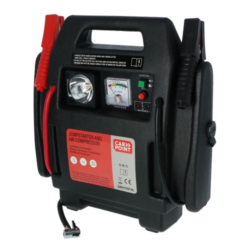 Indítást segítő akkumulátor kompresszorral 12V / 400A, 18Bar, Carpoint 