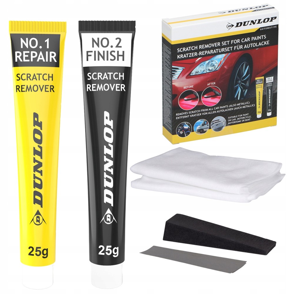 Karcolás javító készlet autó fényezésre 9db-os, Dunlop