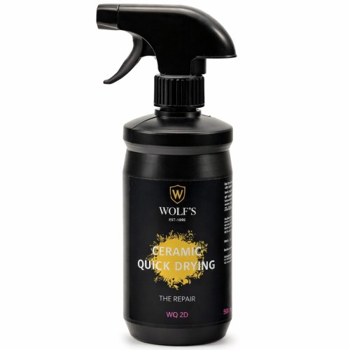 Kerámia bevonató, gyorsszárító spray 500 ml, Wolf WQ 2D CERAMIC QUICK DRYING – THE REPAIR