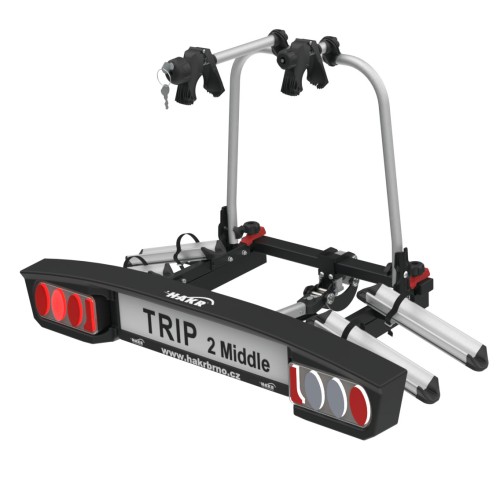 Kerékpártartó vonóhorogra, 2db kerékpárhoz, HAKR Trip Middle 2 