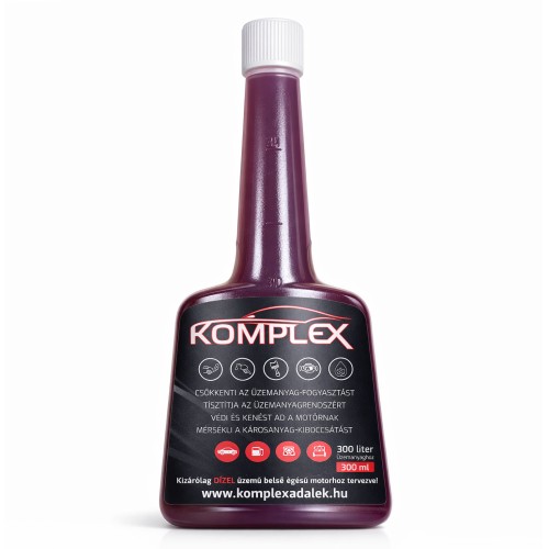 Motor tisztító és vitalizáló üzemanyag adalék (dízel) 300 ml, Komplex