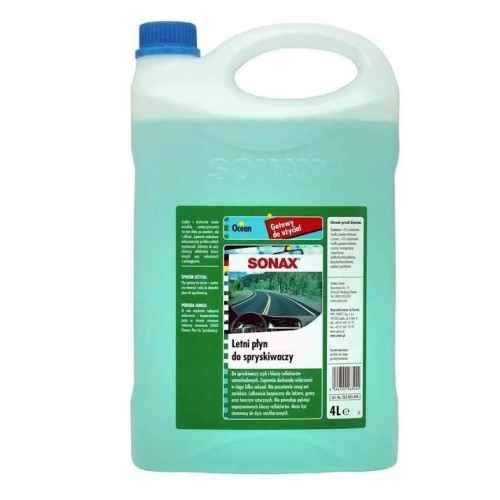 Nyári szélvédőmosó folyadék 4 liter, Sonax Ocean Fresh