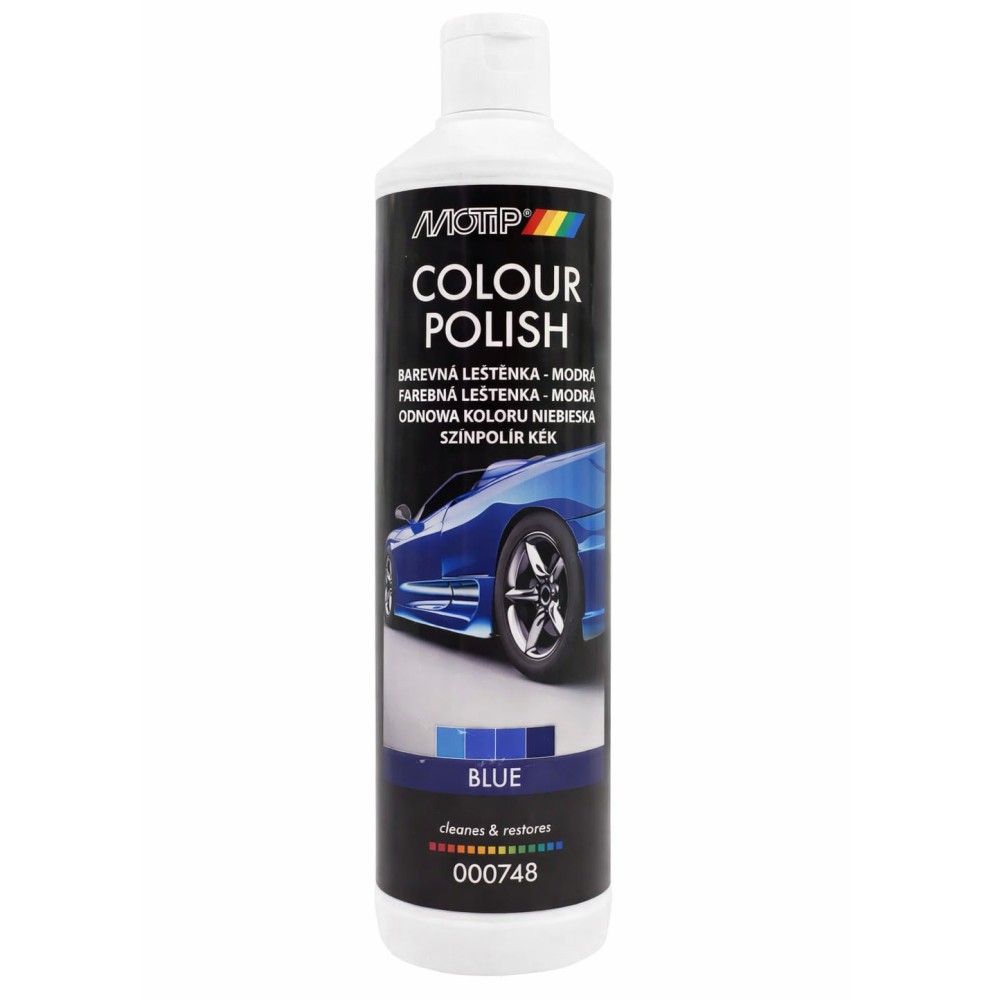 Színpolír kék 500 ml MOTIP 000748
