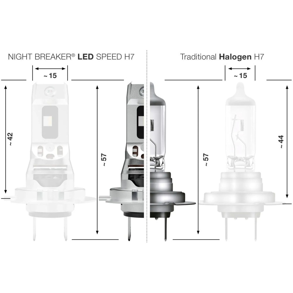 LED H7/12W/16W Osram Night Breaker Speed +450% 64210DWNBSP-2HB