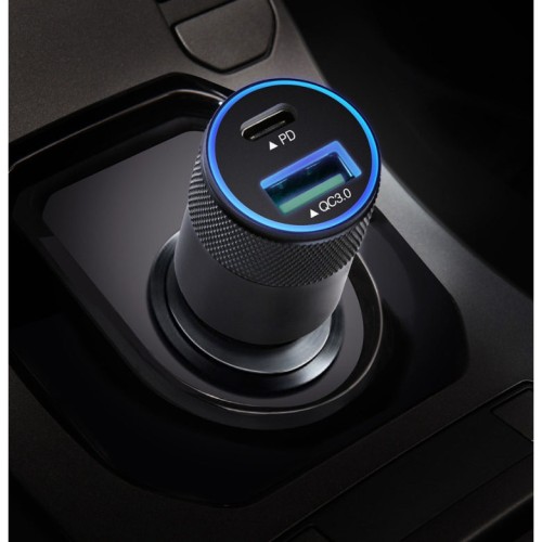 Szivargyújtó telefontölő USB 3.1A + Type-C (15W), 12-24V, Autolife 13993