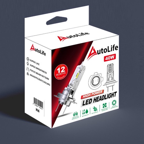 LED HB3/9005, 12V/40W, Cool White 6500K, Autolife 14358