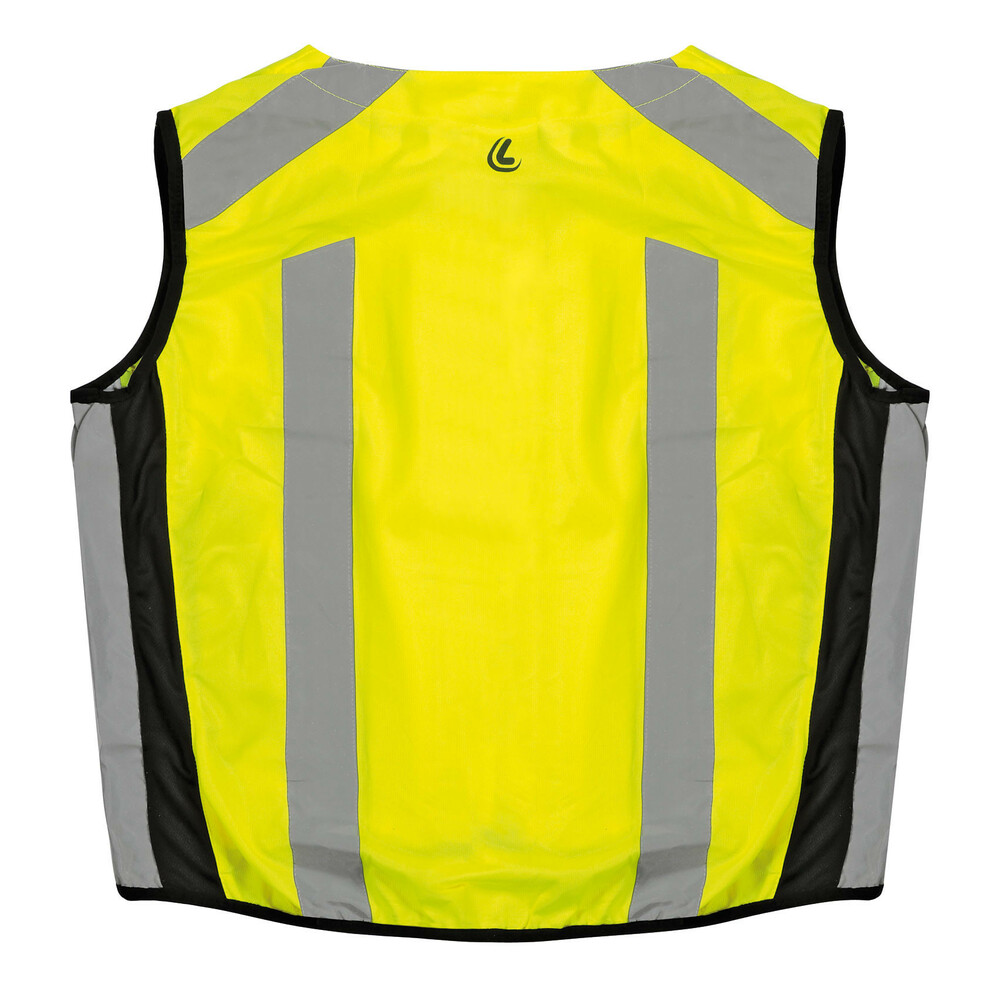 Láthatósági fényvisszaverő mellény, gumírozott XL, EN 1150, Lampa Reflexy