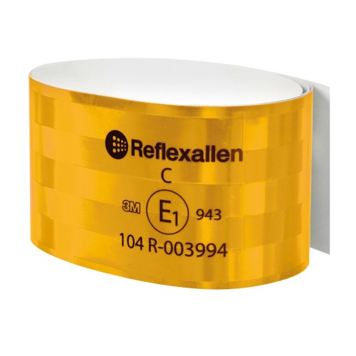 Fényvisszaverő Szalag, Sárga 100 x 5CM Lampa