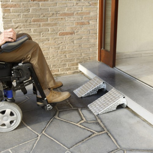 Járdabejárati rámpa párban, 1 tonnás, Mottez