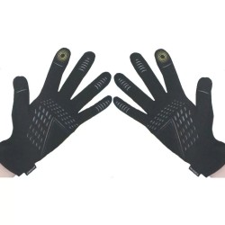 Kerékpáros, bélelt kesztyű, XL-es méretben, érintőképernyő kompatibilis, Dunlop XL