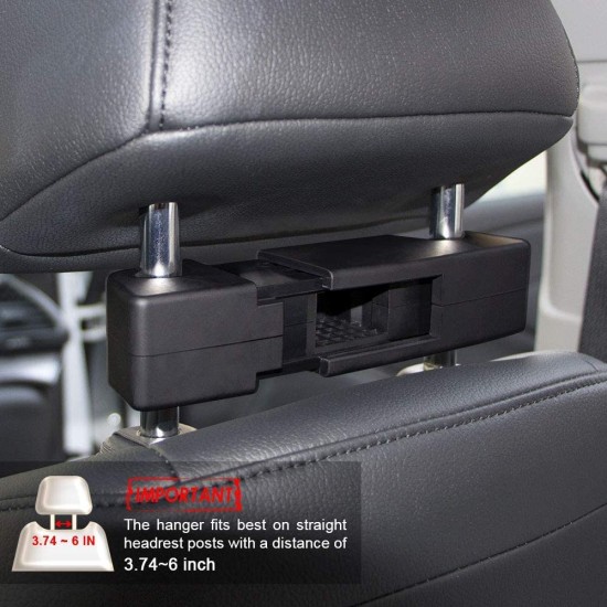 Vállfa autóba fejtámlára, akasztóval, Carpoint