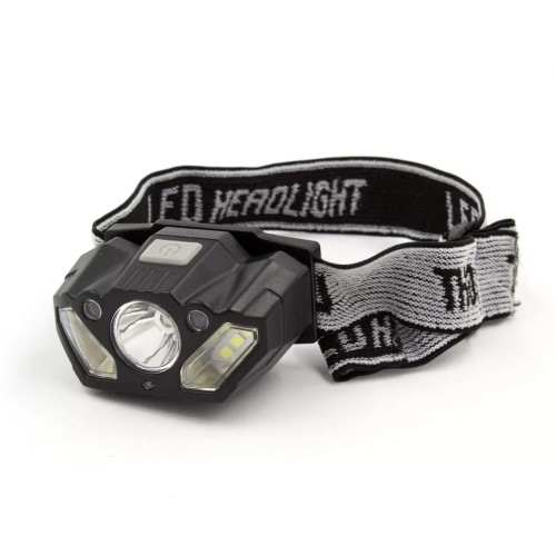 Fejlámpa, 5 LED-es, tölthető AFHM