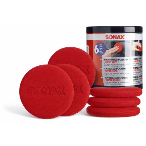 Applikátor, szuperlágy szivacs 6db, Sonax Super Soft Anwendungsschwamm 