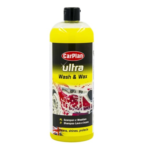 Autósampon és viasz 2:1 1 liter, CarPlan Ultra Wash & Wax