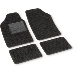 Autószőnyeg 4db-os szövet garnitúra, univerzális, antracid, Bottari 14083