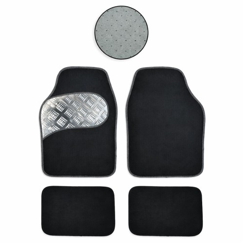 Autószőnyeg 4db-os univerzális garnitúra fém betéttel, JBM 52534