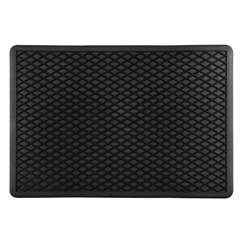 Autószőnyeg, darabos, , PVC, fekete, 52 x 35 cm, Lampa Gran Pree Rombo