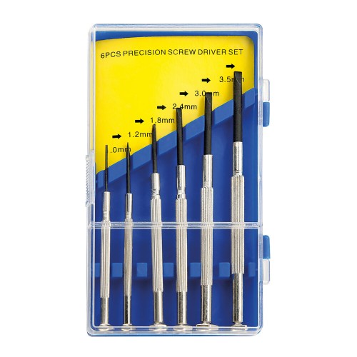 Csavarhúzó készlet, órás, műszerész 6 db-os Lampa 65993